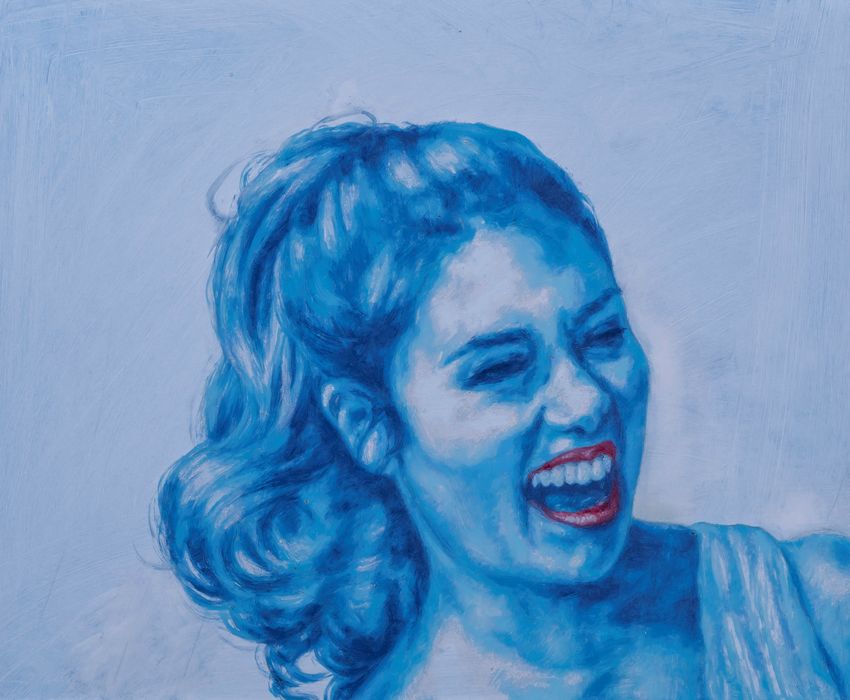 Laughing Head Viii Sold Roxana Halls Colleyison Gallery