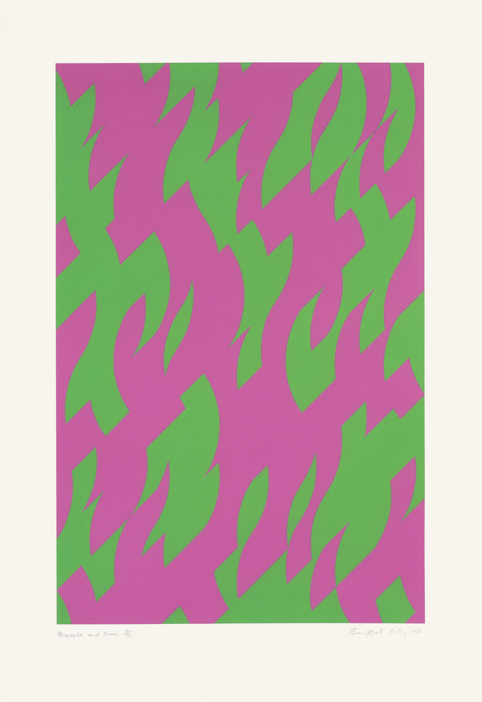 Magenta and Green (Signed silk-screen edition of 75)