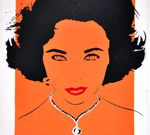 Big Girls Need Big Diamonds (Orange) - Signed edition of 20