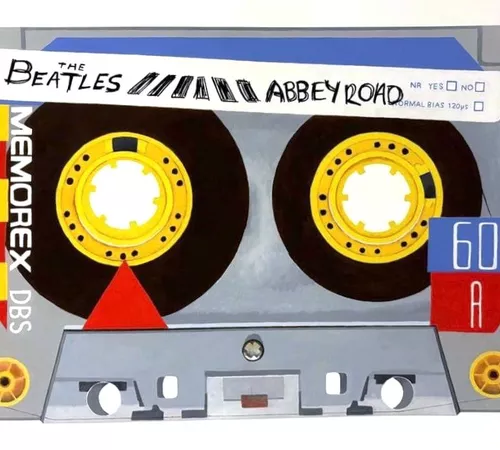 The Beatles - Abbey Road on Memorex (unique artist proof)